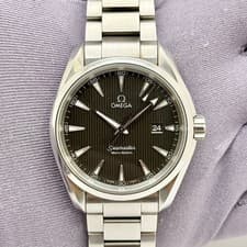 Omega Seamaster 38.5mm Quartz Gray Dial Steel Men's Watch 231.10.39.61.001