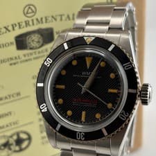 WMT Wristwatch Sea Diver 14070 Mechanical Automatic Box Black Silver Analog