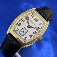 Exquisite Vintage 1933 Mans HAMILTON PERRY Stunning Dial Fully Serviced WARRANTY
