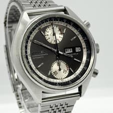 SEIKO Watch Chronograph 6138-8000 Silver Gray Automatic Men's Auth Rare