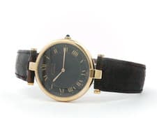 Cartier Must de Cartier Vendome Brown Dial 925 Vermeil Quartz 30MM