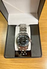 OMEGA Seamaster 120 Black Dial Quartz Mens Watch Pre-Owned