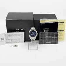 SEIKO Watch 5X Series Global Line Sports 033171 SBXC065 Silver Navy Solar Men's