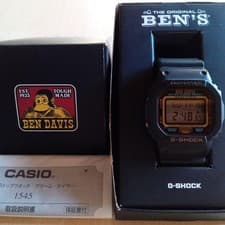 CASIO G SHOCK BEN DAVIS Collaboration Model 20 BAR Water Resistant Edition