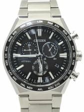 CITIZEN English Model Name CB5966 69E 42mm Black Dial Titanium Box Card #T518