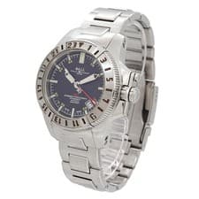 GMT Hydrocarbon Engineer BALL Men Watch Date Display Black Automatic DG1016A