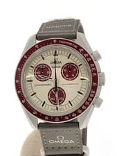 OMEGA×SWATCH MOONSWATCH MISSION TO PLUTO Quartz Men's Watch From Japan G0413