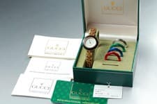 Vintage Gucci Change Bezel 11/12.2 5 Colors Women's Watch 26mm 7J 0328630
