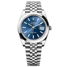 2026 New Rolex Datejust 41mm blue dial smooth bezel jubilee bracelet 126300