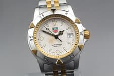 [Near MINT] TAG HEUER 1500 Professional 955.713K-2 White Dial Quartz Men's Watch