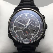 Citizen Eco-Drive Mens Watch 44mm E650 Perpetual Calendar Chronograph 8"
