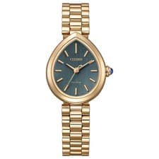 CITIZEN L Rainell EM1203-57X Green Eco-Drive Women's Watch New in Box