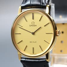 [Exc+5] Vintage 1978 OMEGA De Ville Cal.625 Hand Winding Gold Women's Watch