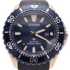 Citizen Promaster Marine Eco-Drive 200M Diver Blue Dial  Belt BN0196-01L 689221