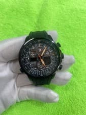 Citizen Navihawk A-T Eco-Drive Atomic Chronograph WR 200 Black Quartz