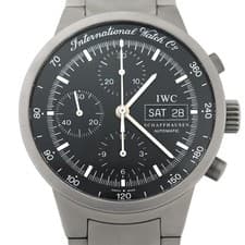 IWC GST chronograph IW370703 Automatic Black Dial Men Warranty