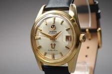 【NEAR MINT】　RADO Golden Horse 11674 Automatic Gold Men's Watch From Japan
