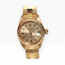 Rolex Ladies Datejust 26 mm 18K Yellow Gold Automatic Watch 6917 Circa 1974