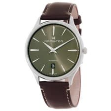 Hamilton Jazzmaster Thinline Automatic Green Dial Men's Watch H38525561