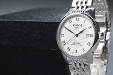 [Exc+5] Tissot T006407B Le Locle Powermatic 80 Auto Roman Silver Men's Watch