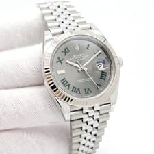 Rolex 126334 Datejust 41 with Slate Roman Dial on Jubilee