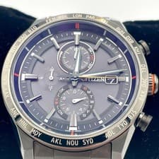 Citizen Attesa AT8185-62E Black Titanium Unisex Quartz Watch 42mm Pre-Owned