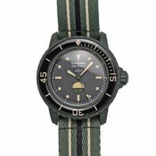 Blancpain Swatch Scuba Fifty Fathoms Collection Green Abyss Automatic used