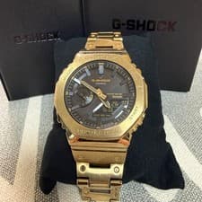 Casio G-Shock GM-B2100GD-9A Gold Full Metal Solar Bluetooth Watch From Japan
