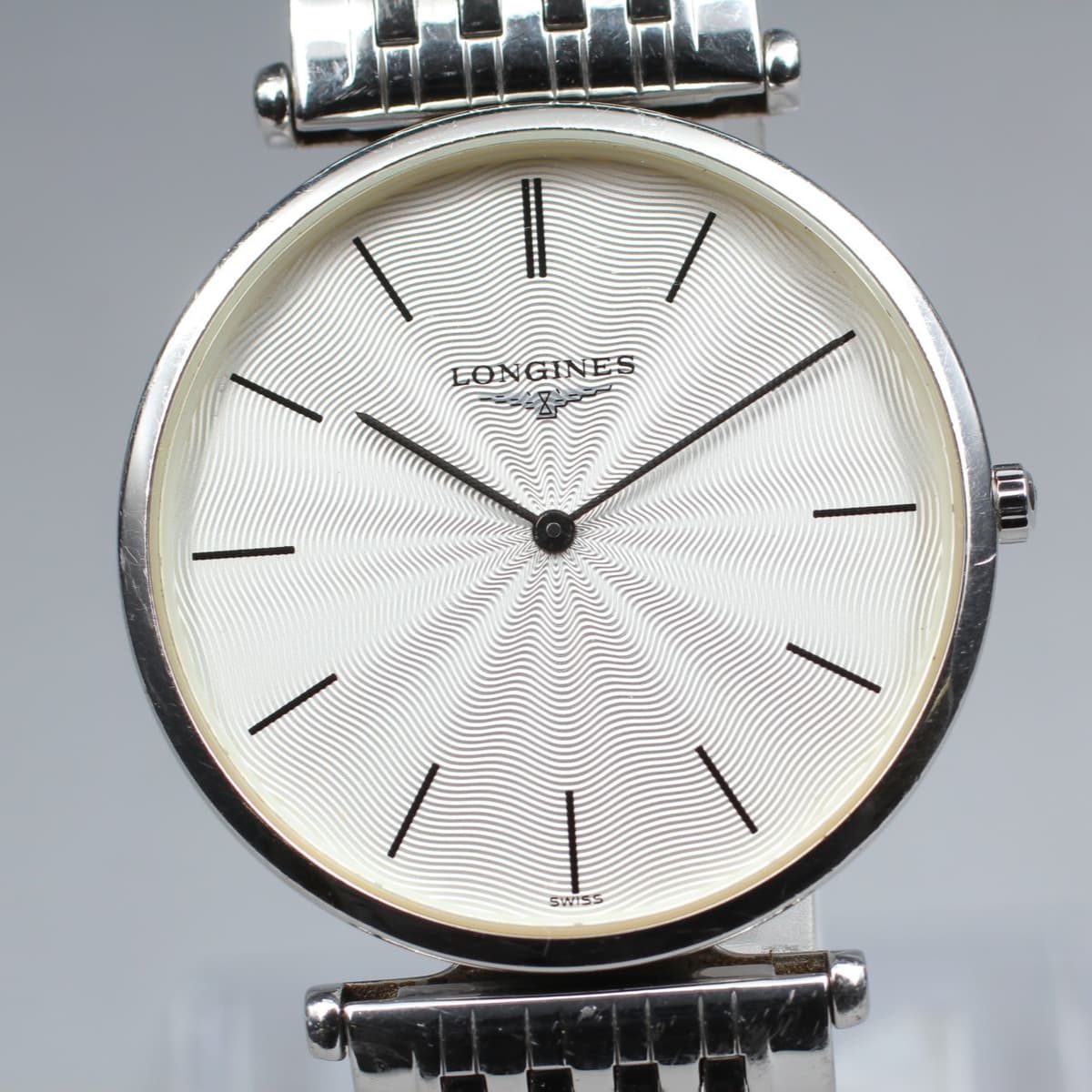 [Near Mint] Longines Grand Classic L4.709.4 Textured Dial Quartz Men's Watch