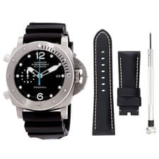 Panerai Luminor Submersible 1950 Chronograph Automatic Black Dial Men's Watch
