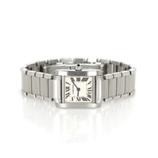 Cartier Tank Francaise Small Steel Watch 2384 W51008Q3