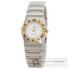 Omega Constellation Flat Bezel Wristwatch SS SS Ladies Used from JAPAN
