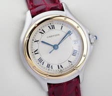 Cartier Panthère PANTHERE Cougar Two-Tone Roman Date SM 27mm Quartz SS