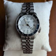 Seiko 5 Sports SKX GMT Automatic Watch Blue Bezel Used 2023 From Japan