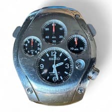 Authentic SEIKO Sportura 9T82-0A10 SBCG001 Kinetic Chronograph  JP