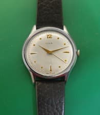 Vintage 1951 DOXA  Oversized  38mm  Classic Style ALL STAINLESS  Men's Watch