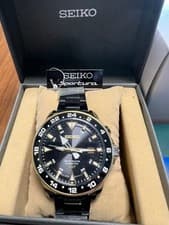 Seiko SUN026P1 Wristwatch Automatic GMT Kinetic Used From Japan