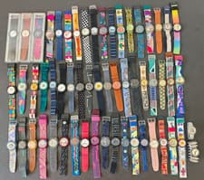 Swatch POP Vintage Watch Collection Lot of 57 watches (W0038)