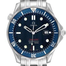 Omega Seamaster 300M Steel Blue Dial Mens Watch 2221.80.00 Box Cards