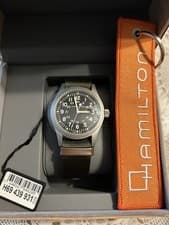 Hamilton Khaki Field Mechanical Watch 38mm H69439931 New