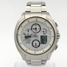 Citizen Attesa Eco-Drive Radio Solar U680 T015603 Watch From Japan
