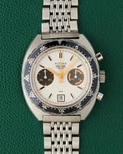 Heuer Ref. 73663 Autavia Orange Boy Gay Freres Bracelet