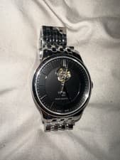 TISSOT Tradition Open Heart Black Dial Watch, 40mm
