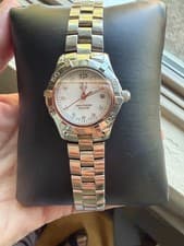 TAG Heuer Aquaracer Women's Watch — Diamond MOP Dial, Original Box, gently worn