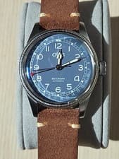 Oris Big Crown Pointer Date Blue Dial  40mm w/ Bracelet + non-oem Strap Full Kit