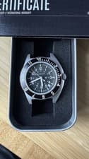 Marathon 40mm Steel Navigator with Date (SSNAV-D) good, with box + papers