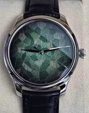 BRAND NEW H.Moser & Cie Endeavour Green Mosaic Dial 1200-1221 LE of 50 FULL SET
