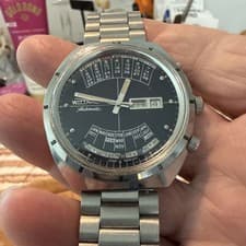 Vintage Wittnauer 2000 Automatic Watch - Blue Dial - Series 1 - Orig. Bracelet