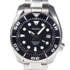 SEIKO Sumo Prospex Diver Scuba 200m Men s Watch Black Sumo 6R15 00G0 Black Dial