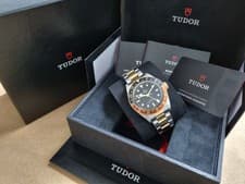 Tudor Black Bay GMT 79833MN Steel & 18Kt Gold Black Dial Like New Full Set 2024